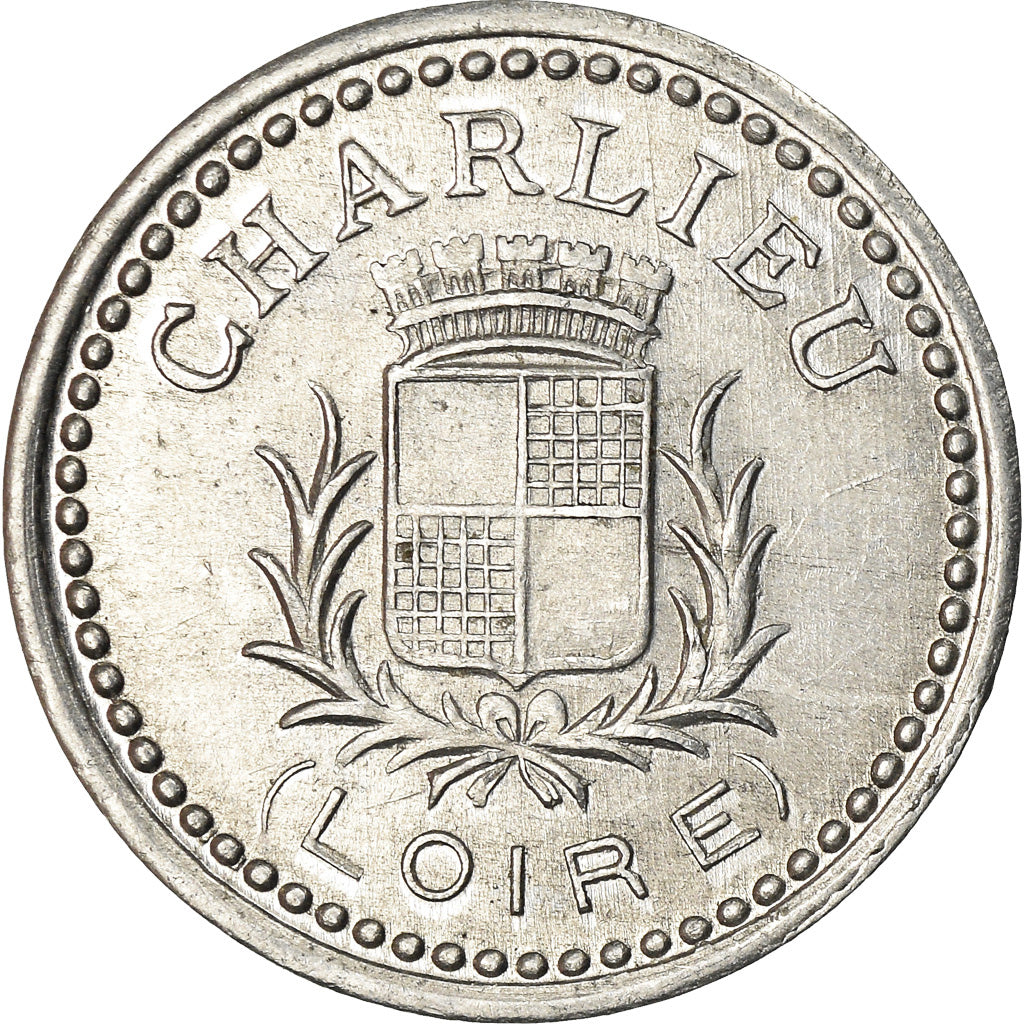 Moneta, Francia, Union Commerciale et Industrielle, Charlieu, 10 Centimes, 1920