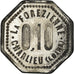 Coin, France, La Forézienne, Coopérative Civile, Charlieu, 10 Centimes