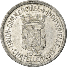 Coin, France, Union Commerciale et Industrielle, Chatellerault, 25 Centimes