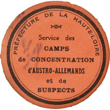 Coin, France, Service des Camps de Concentration, 5 Centimes, AU(50-53)