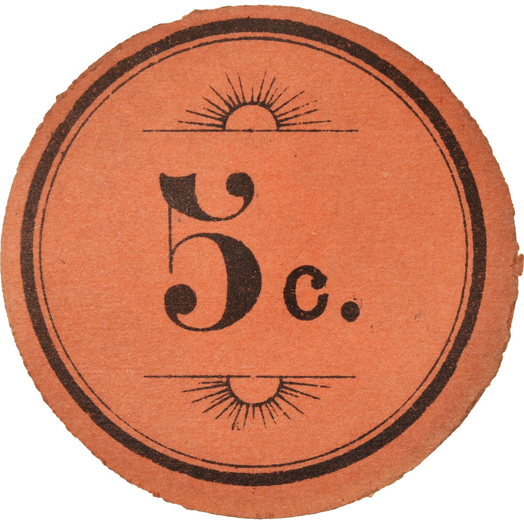 Coin, France, Service des Camps de Concentration, 5 Centimes, AU(50-53)