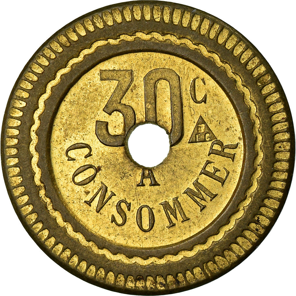 Francia, 30 Centimes, Token 