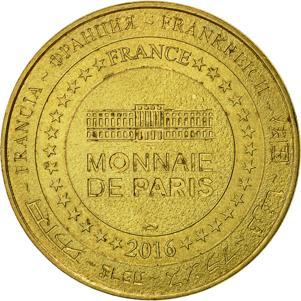 France, Token, Touristic token, Fontaine Subé - Reims, 2016, Monnaie de Paris