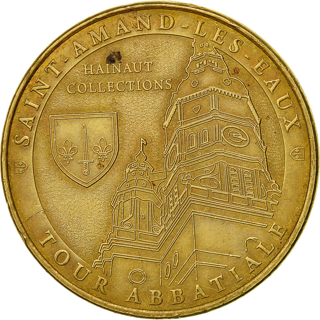 France, Token, Touristic token, Tour Saint-Amand-Les-eaux, 2009, Monnaie de