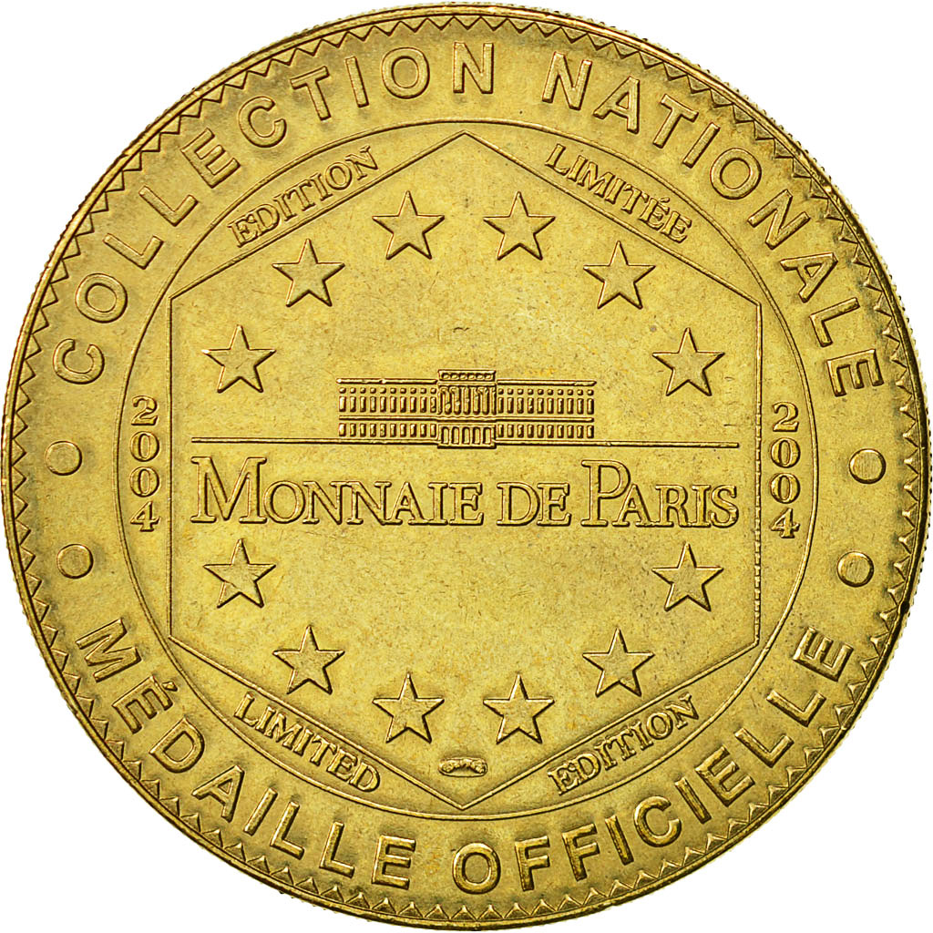 France, Token, Touristic token, Disneyland n°1 - le château, 2004, Monnaie de