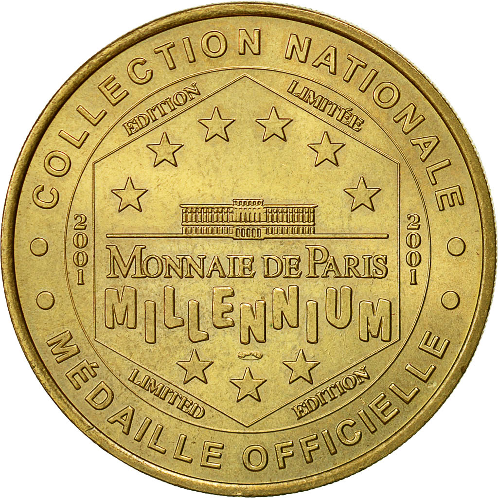 Frankreich, Token, Touristic token, La Dune du Pyla, 2001, Monnaie de Paris, VZ