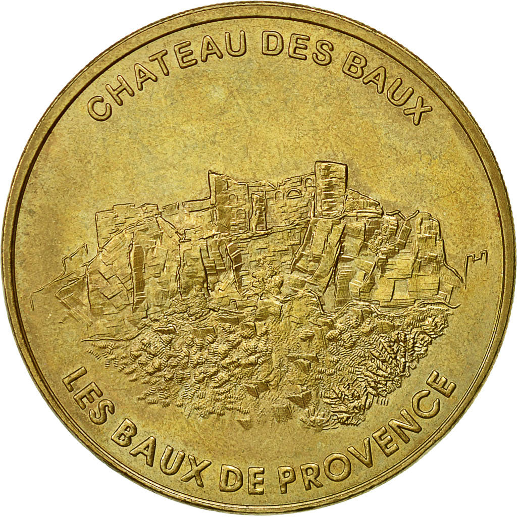 France, Token, Touristic token, Les Baux de Provence- le Château, 1997, Monnaie