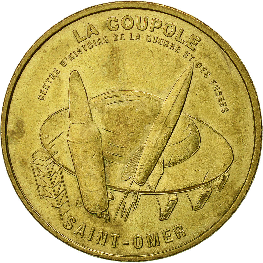 France, Token, Touristic token, Saint-Omer -  La Coupole, 1998, Monnaie de