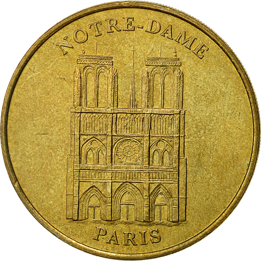 France, Token, Touristic token, Cathédrale Notre Dame - n° 1 -, 2001, Monnaie