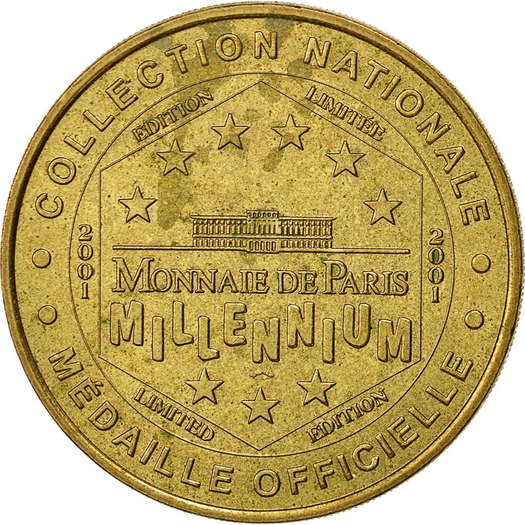 France, Token, Touristic token, Cathédrale Notre Dame - n° 1 -, 2001, Monnaie