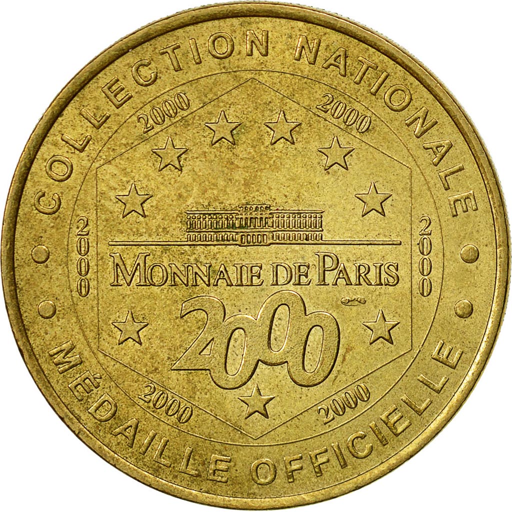 France, Token, Touristic token, Notre Dame - Vierge à l'enfant, 2000, Monnaie