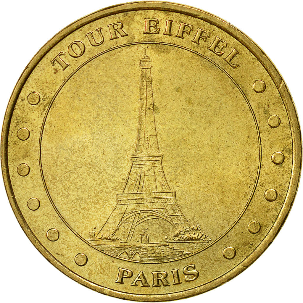 France, Token, Touristic token, Tour Eiffel n°2, 2001, Monnaie de Paris