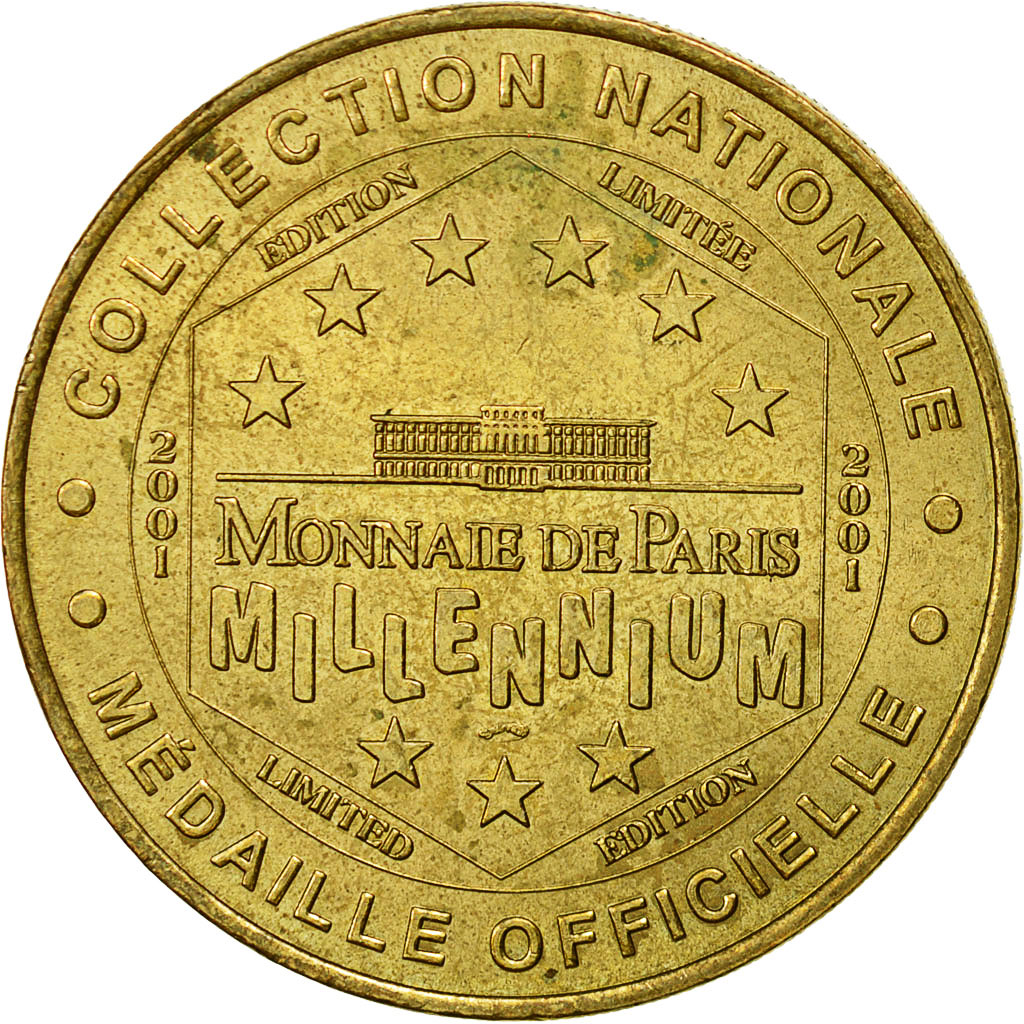 France, Token, Touristic token, Tour Eiffel n°2, 2001, Monnaie de Paris