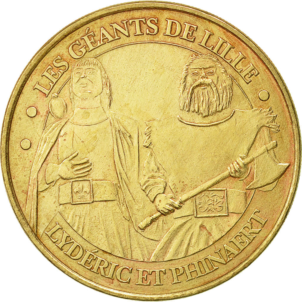 Francia, Token, Touristic token, Lille - LesGéants, 2007, Monnaie de Paris