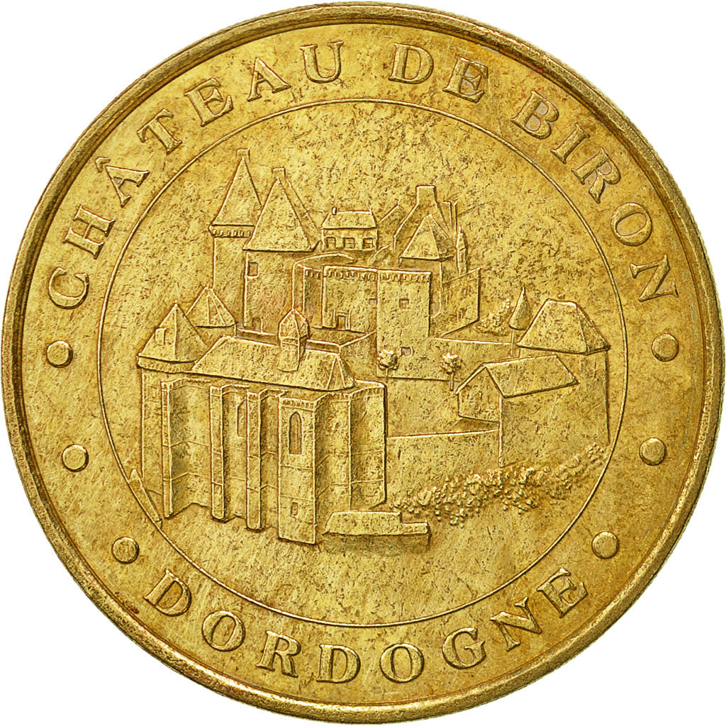 France, Token, Touristic token, Biron - Le château, 2006, Monnaie de Paris
