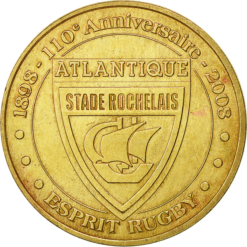 France, Token, Touristic token, La Rochelle - Esprit Rugby, 2008, MDP