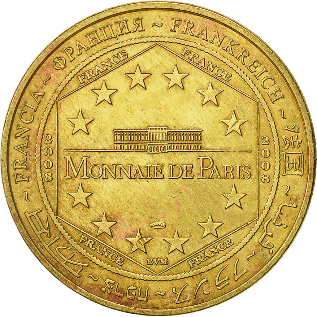 France, Token, Touristic token, Viaduc de Millau -, 2008, Monnaie de Paris