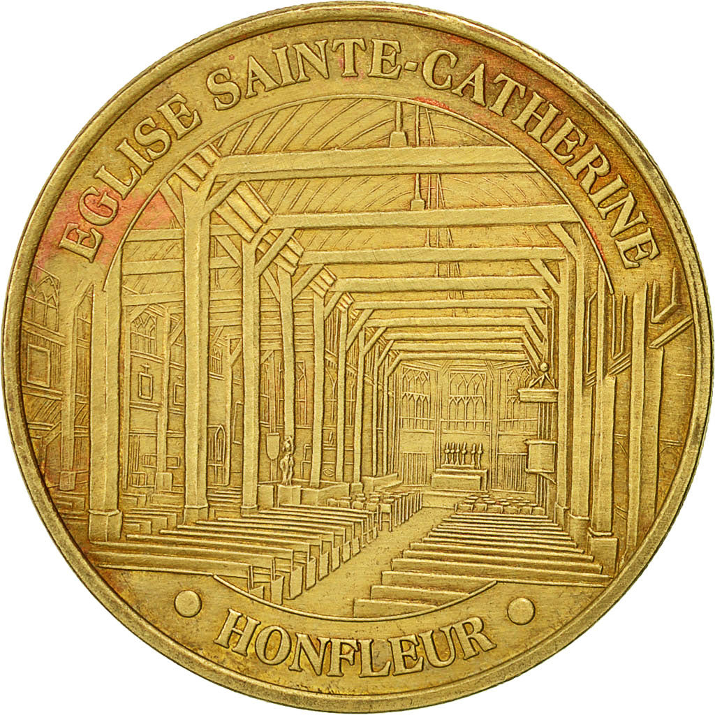 Frankreich, Token, Touristic token, Honfleur - Eglise Ste Catherine, 2009