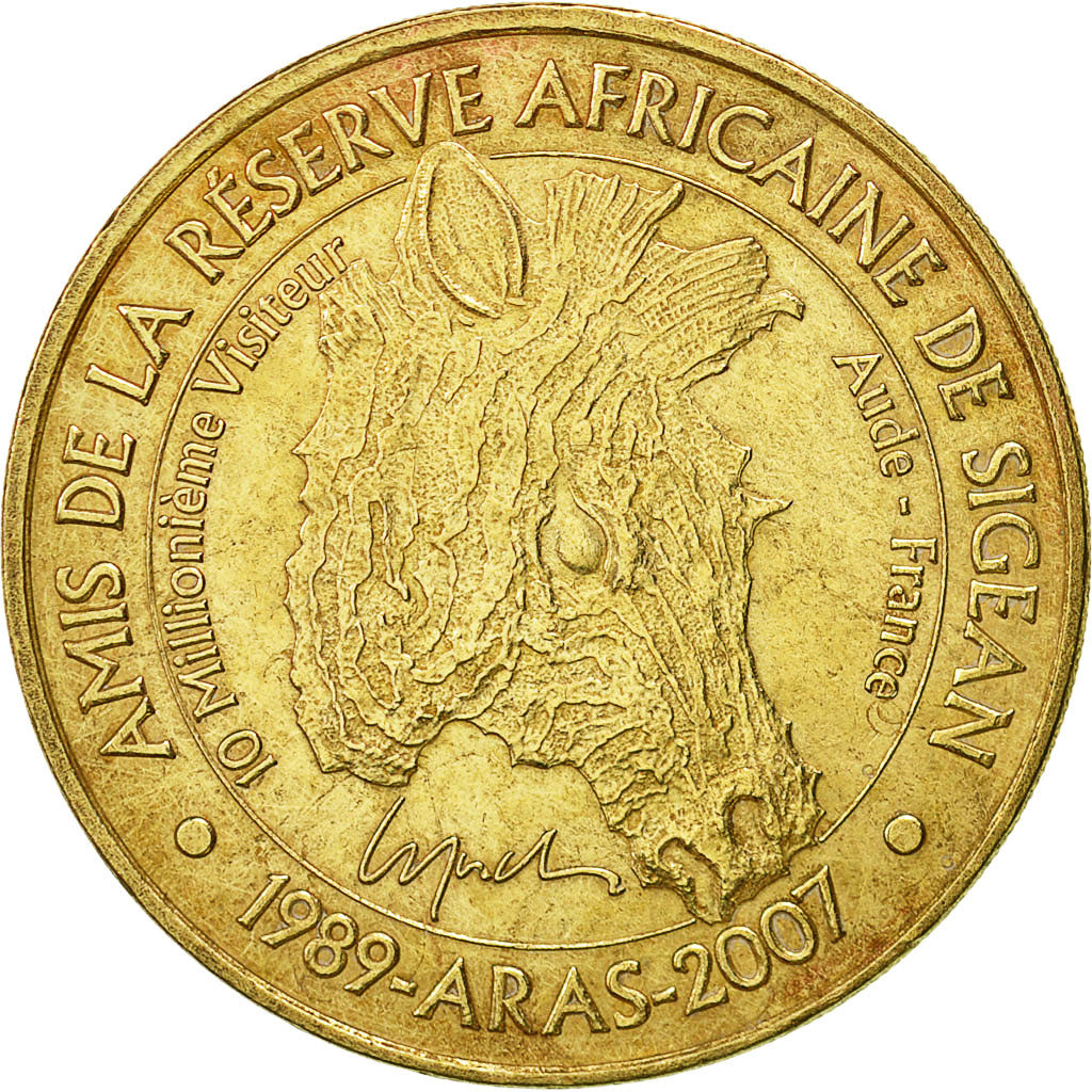 France, Token, Touristic token, Sigean - Réserve, 2007, Monnaie de Paris