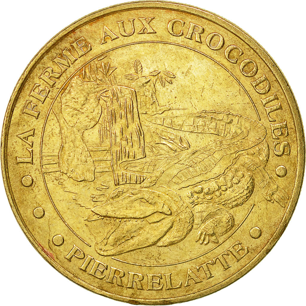 France, Token, Touristic token, Pierrelatte - ferme aux crocodiles, 2008