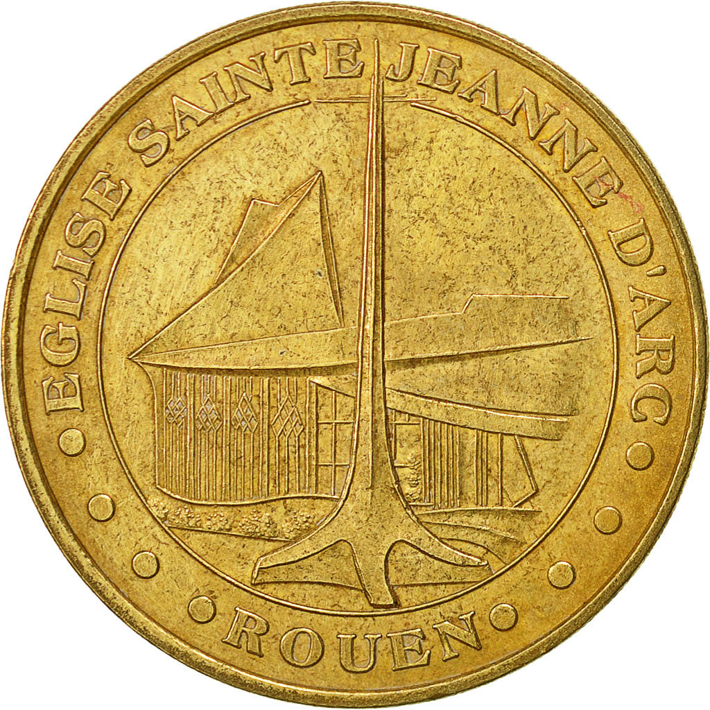 Francia, Token, Touristic token, Rouen - Eglise Ste Jeanne d'Arc -, 2007