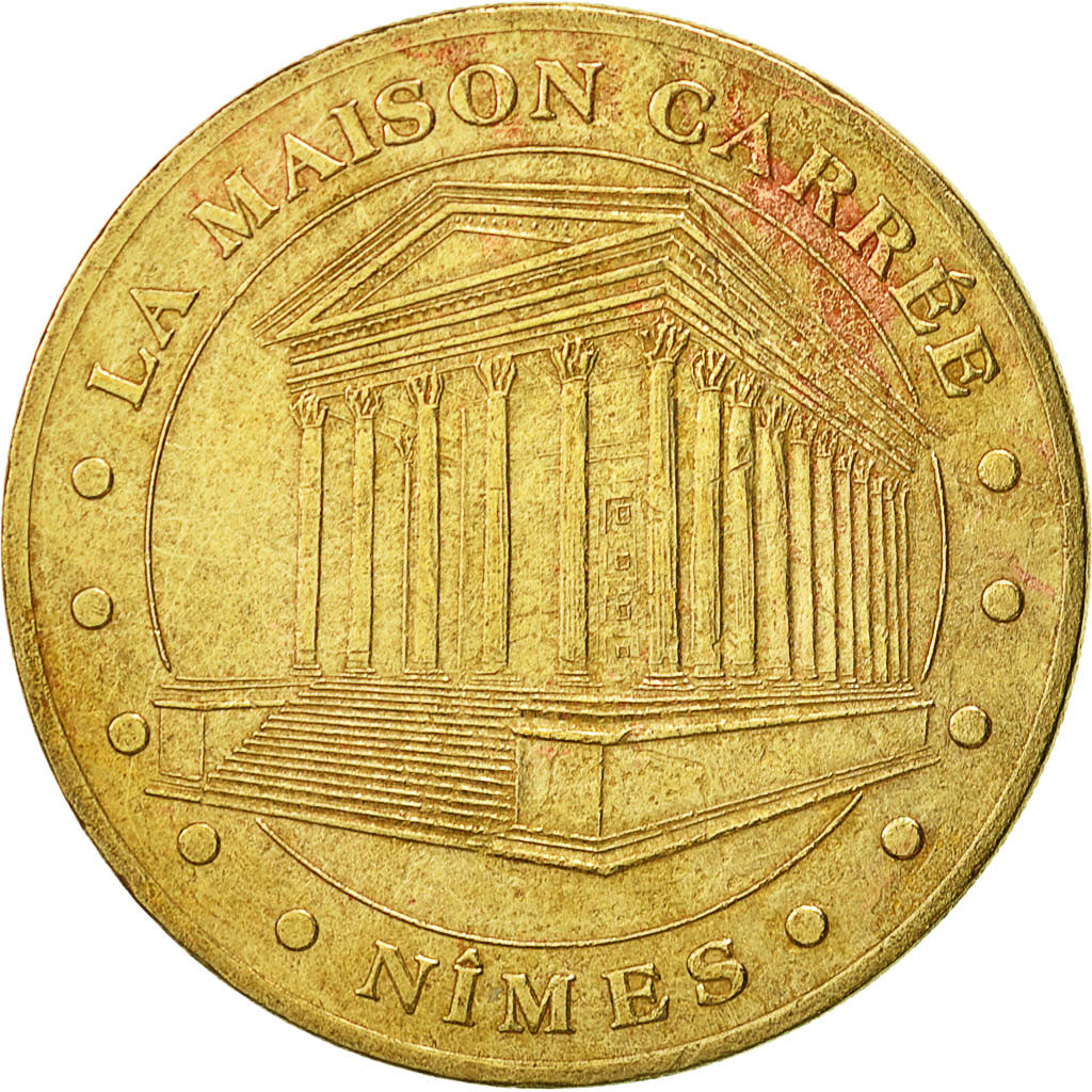 France, Token, Touristic token, Nimes - La Maison Carrée, 2008, Monnaie de