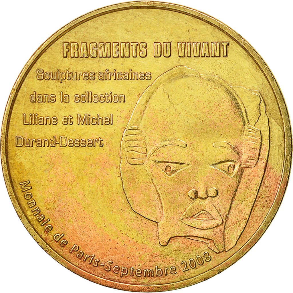 France, Token, Touristic token, Paris - Fragments du Vivant, 2008, Monnaie de