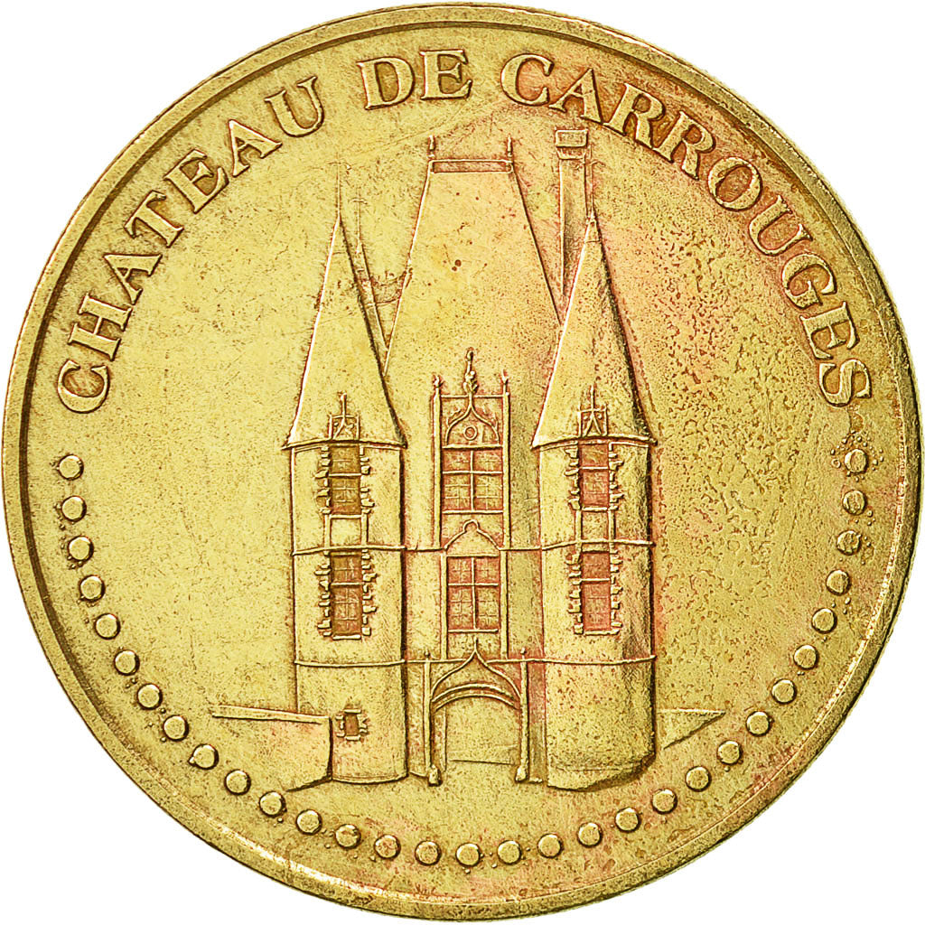 France, Jeton, Jeton Touristique, Carrouges - Château, 2007, Monnaie de Paris