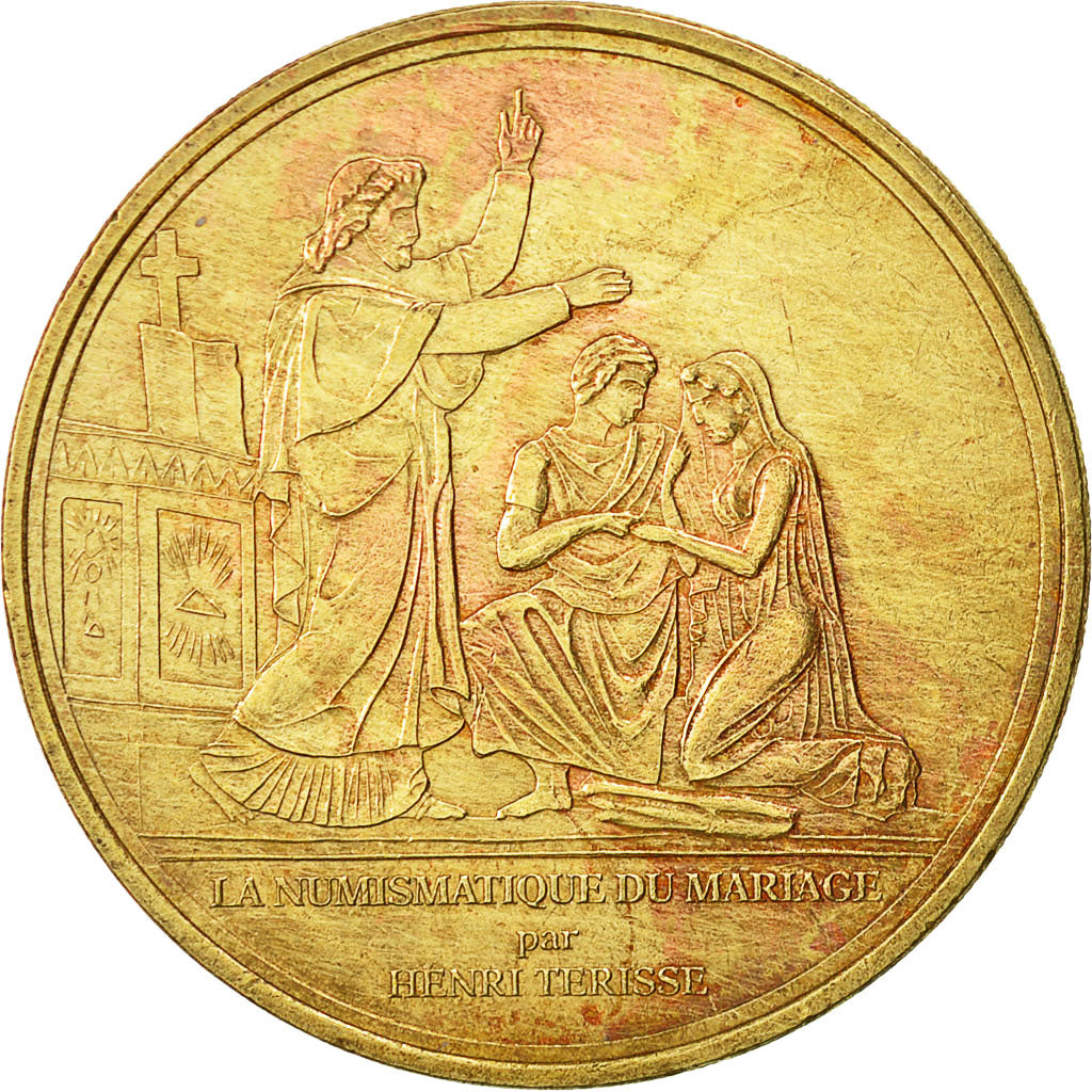 France, Token, Touristic token, Paris - Numismatique du Mariage, 2008, Monnaie