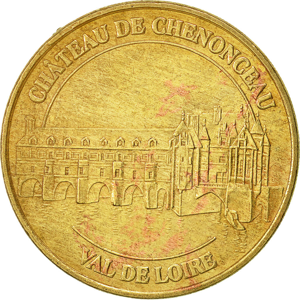 France, Token, Touristic token, Château de Chenonceau, 2007, Monnaie de Paris