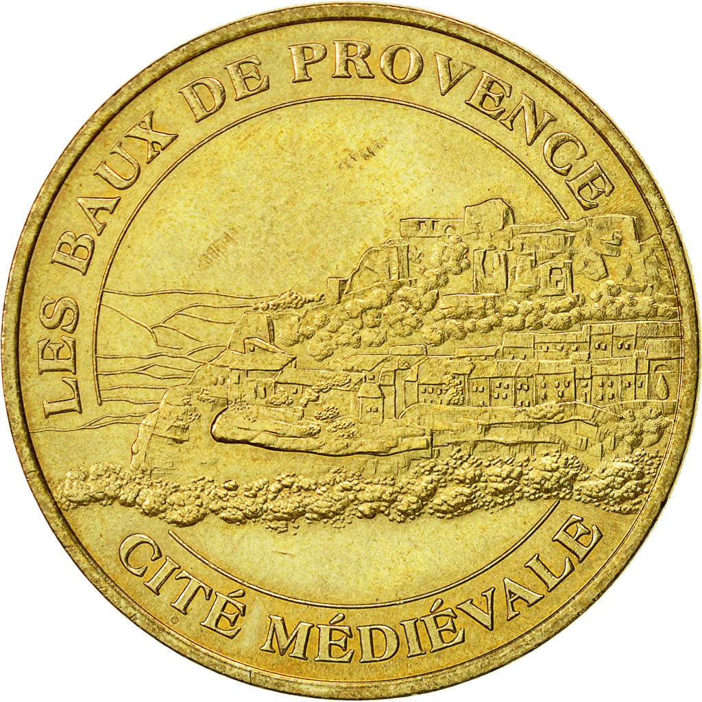 France, Token, Touristic token, Les Baux de Provence - Cité médiévale, 2004