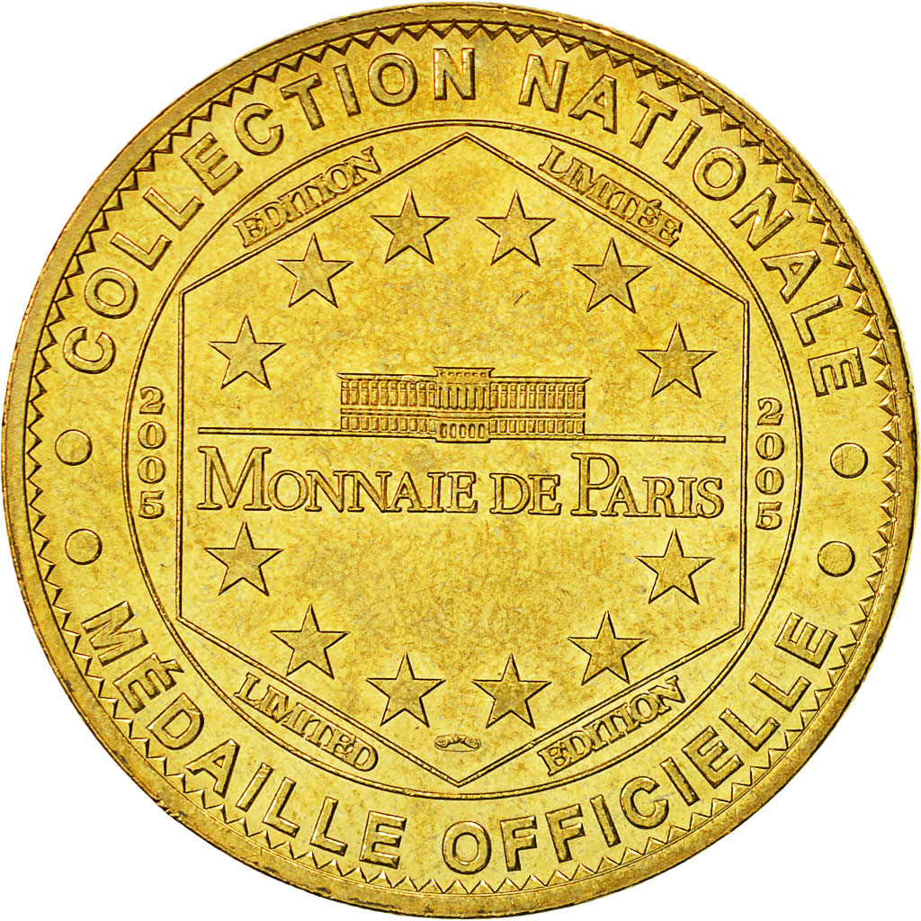 France, Token, Touristic token, Biarritz - le Rocher de la Vierge, 2005, MDP