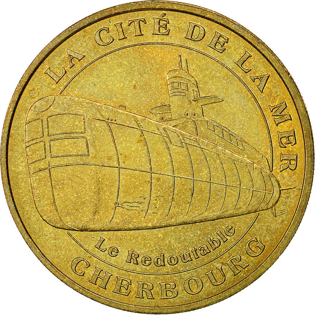 Francia, Token, Touristic token, Cherbourg - Cité de la Mer, 2004, Monnaie de
