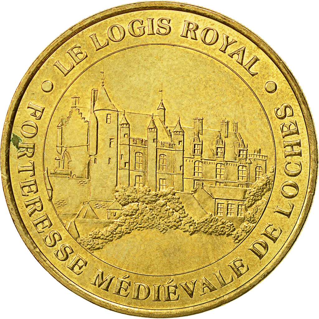 Francia, Token, Touristic token, Loches - Logis Royal, 2000, Monnaie de Paris