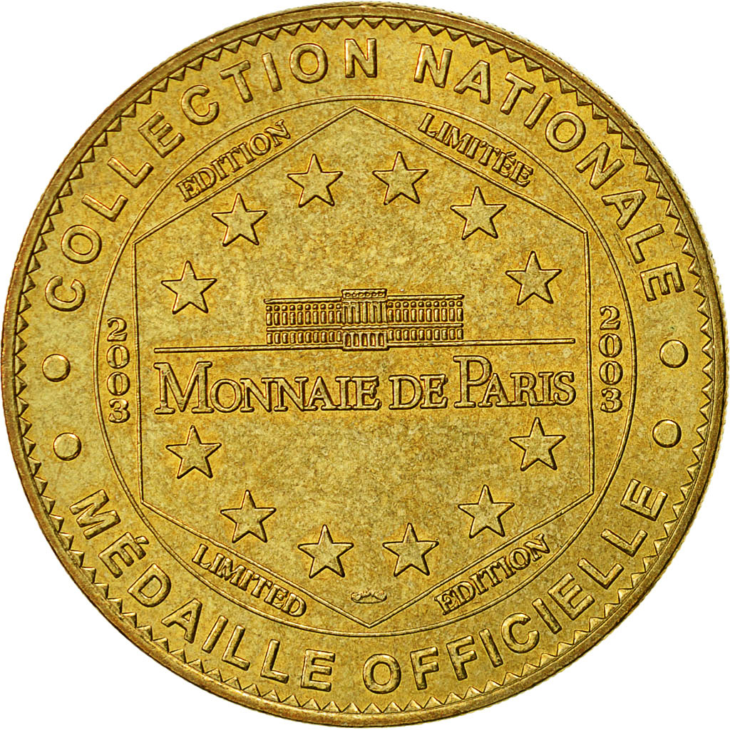 France, Token, Touristic token, Paris - Le Louvre - La Joconde, 2003, Monnaie de
