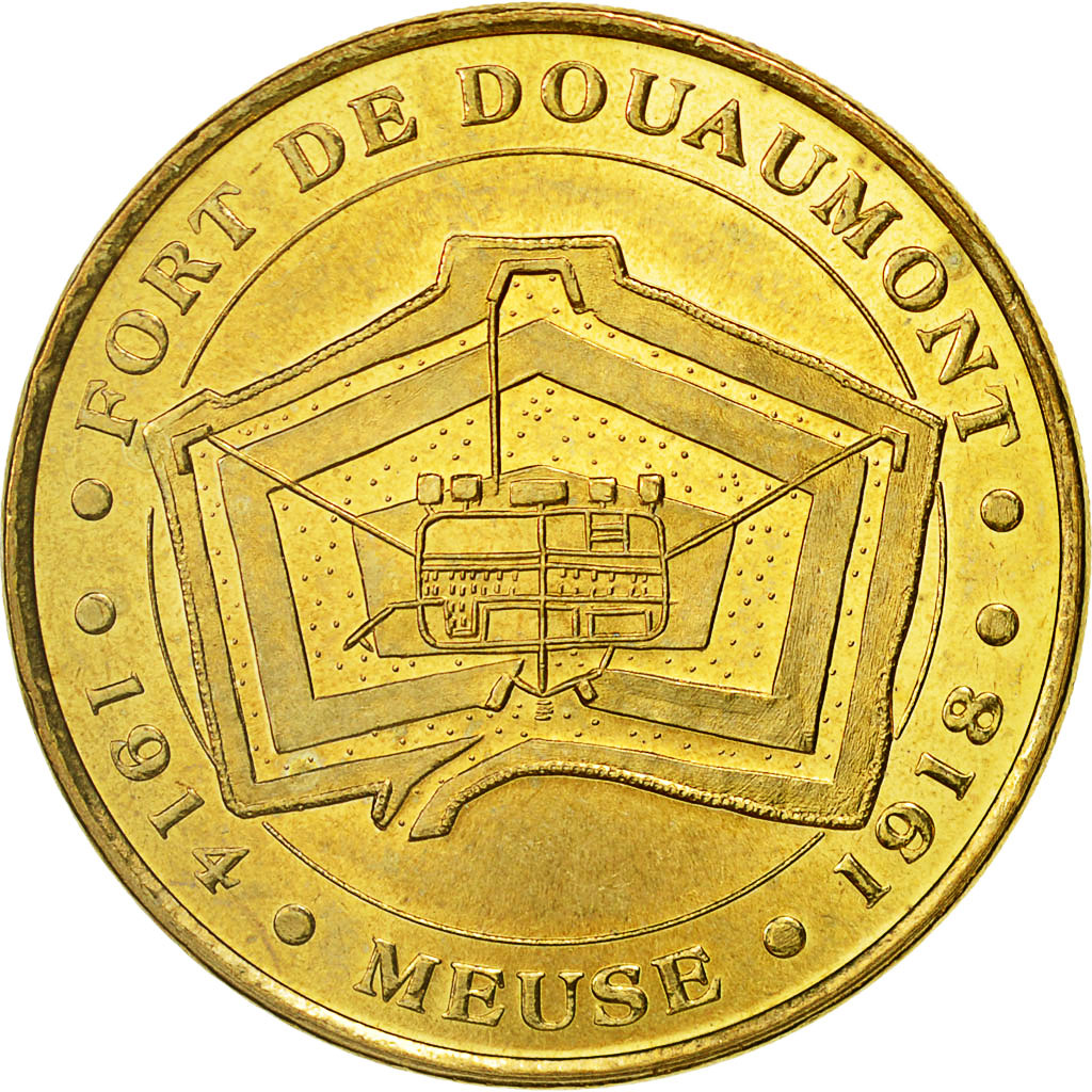 France, Token, Touristic token, Douaumont - Fort, 2007, Monnaie de Paris