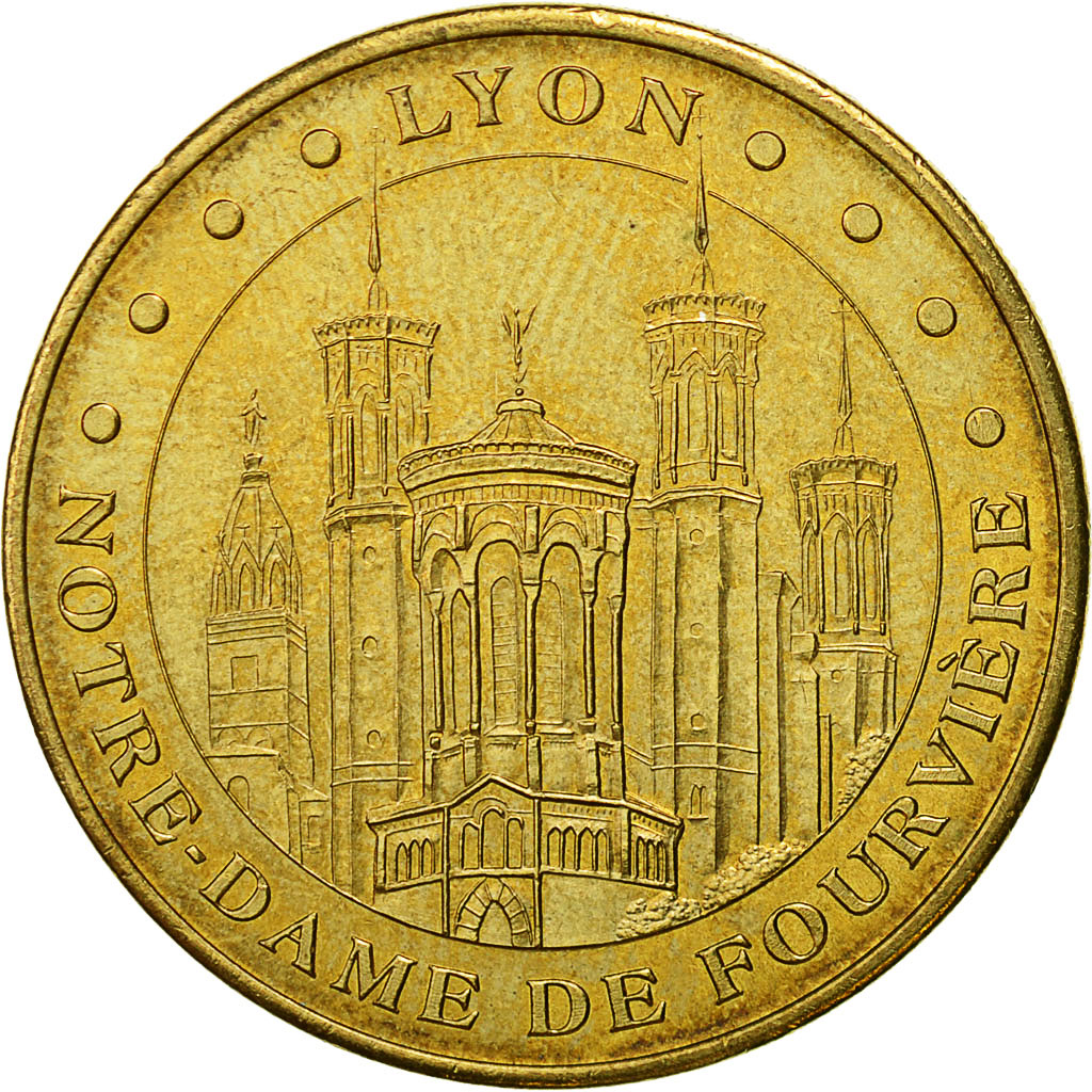 France, Token, Touristic token, Lyon - Notre  Dame de Fourviere, 2004, Monnaie