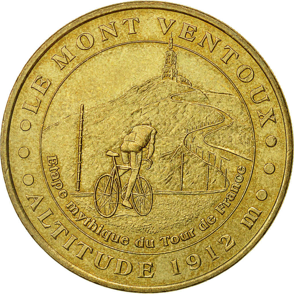 France, Token, Touristic token, Le Mont Ventoux, 2003, Monnaie de Paris