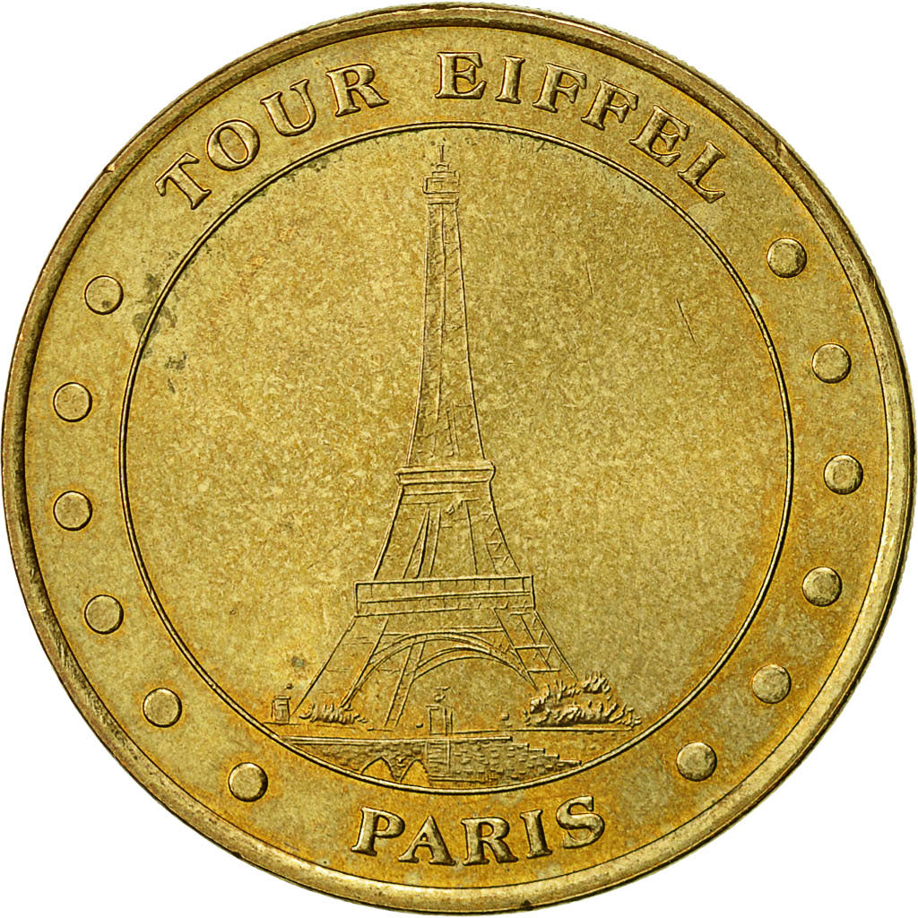 France, Token, Touristic token, Paris - Tour Eiffel n°2, 2002, Monnaie de