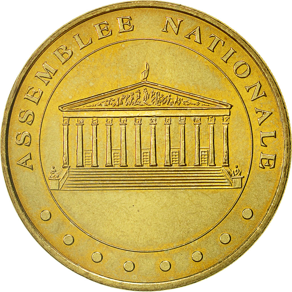 France, Token, Touristic token, Paris - Assemblée Nationale, 1998, Monnaie de