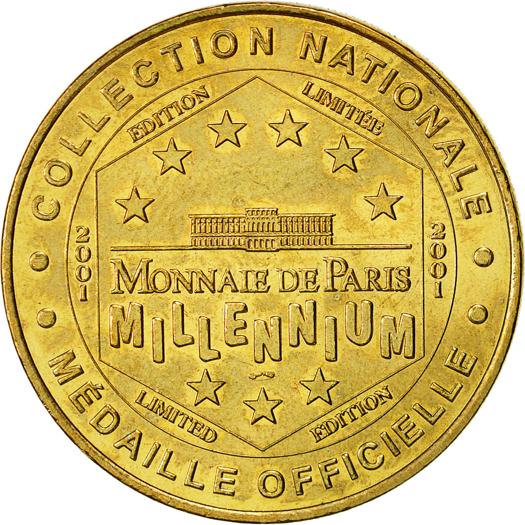 France, Token, Touristic token, Fontainebleau - Chateau -, 2001, Monnaie de