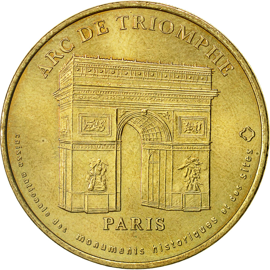 France, Token, Touristic token, Paris -  Arc de Triomphe n°1, 2001, Monnaie de
