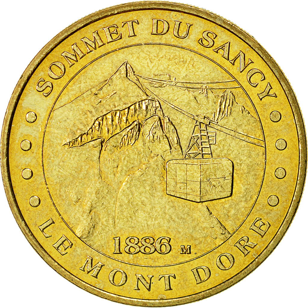 France, Token, Touristic token, Le Mont Dore -  Sancy n°1, 2004, MDP