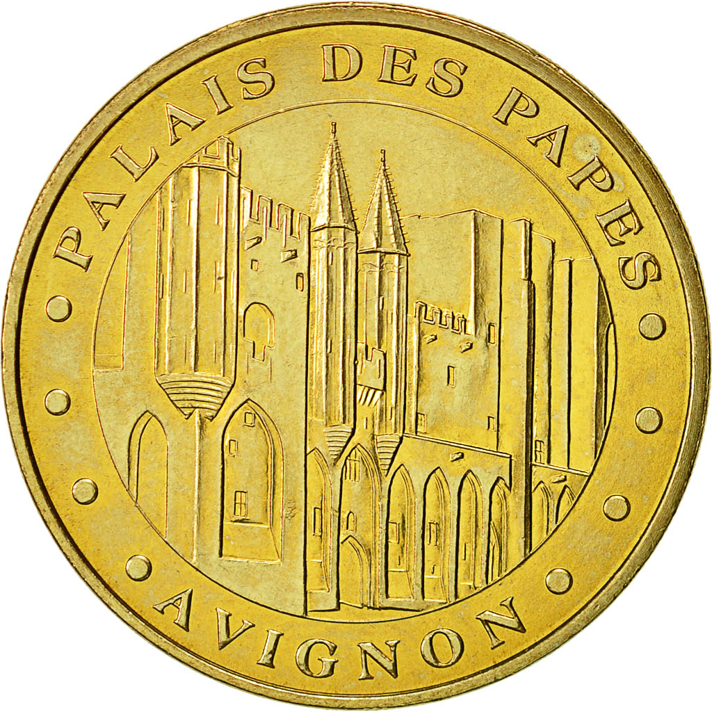 France, Token, Touristic token, Avignon - Palais des Papes, 2003, Monnaie de