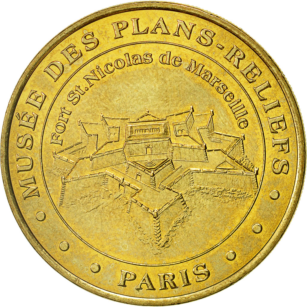 France, Token, Touristic token, Paris - Musée des Plans et Reliefs, 2000