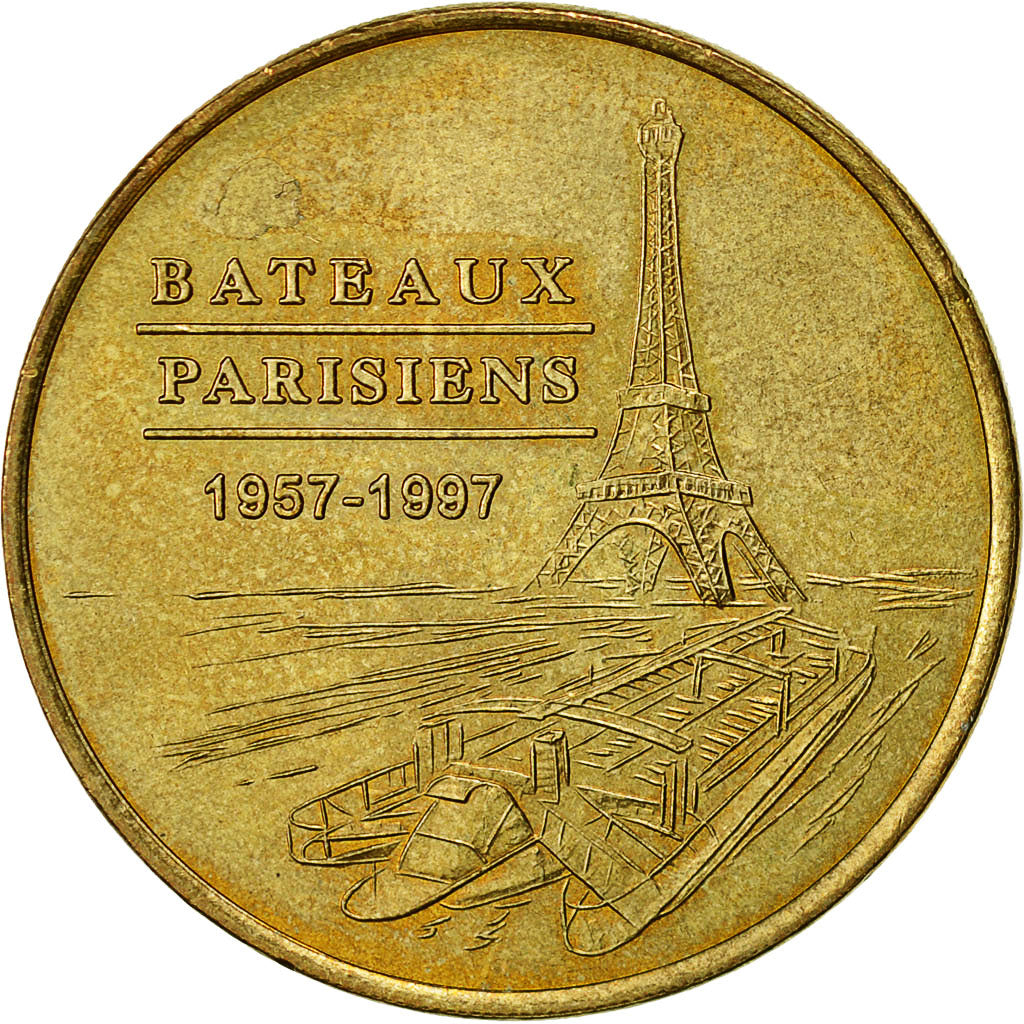France, Token, Touristic token, Paris- Bateaux parisiens n°1, 2002, Monnaie de