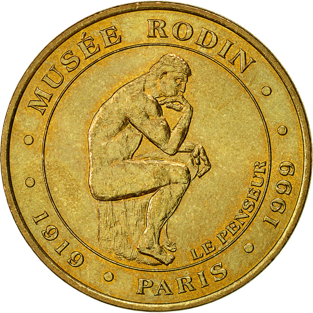 France, Token, Touristic token, Paris - Musée Rodin - Le Penseur, 2003, Monnaie