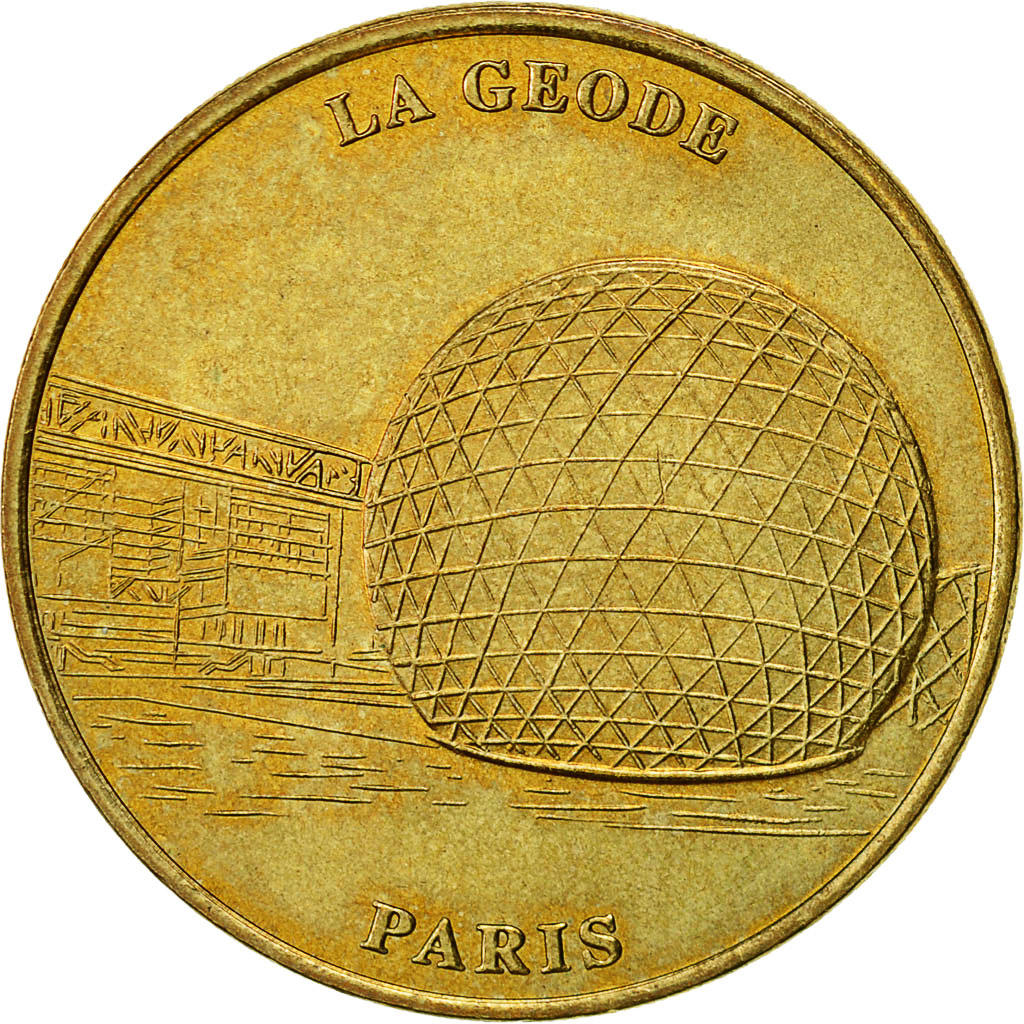 France, Token, Touristic token, Paris - La Géode n° 2, 2003, Monnaie de Paris