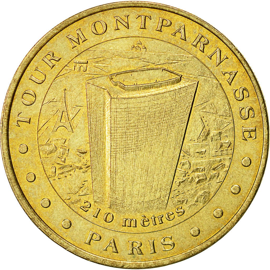 France, Token, Touristic token, Paris - Tour Montparnasse n°1, 2004, Monnaie de
