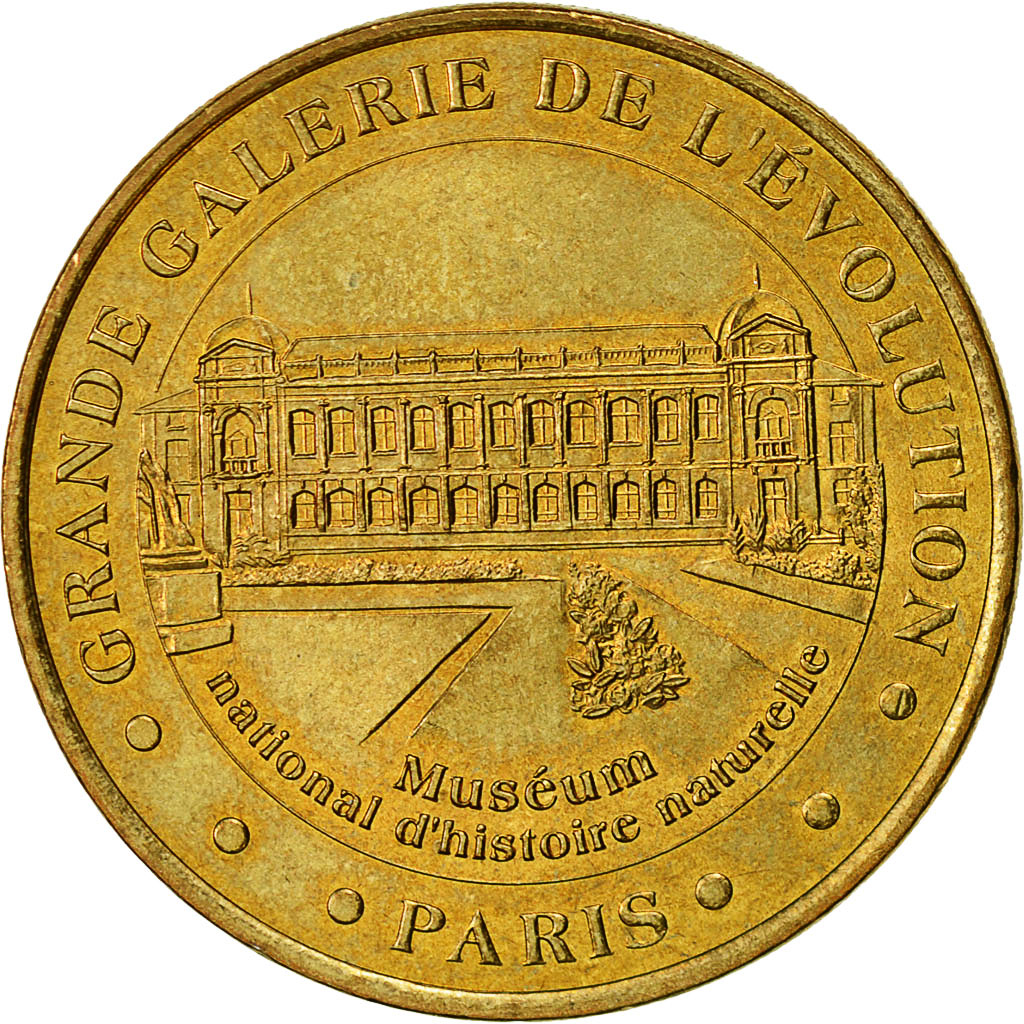 France, Token, Touristic token, Paris - Grande Galerie de l'évolution n°1